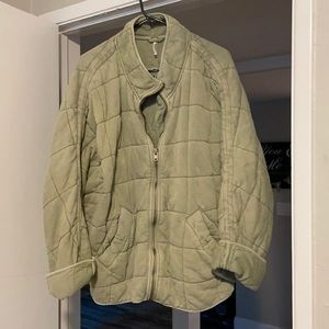 Free people dolman quilted jacket